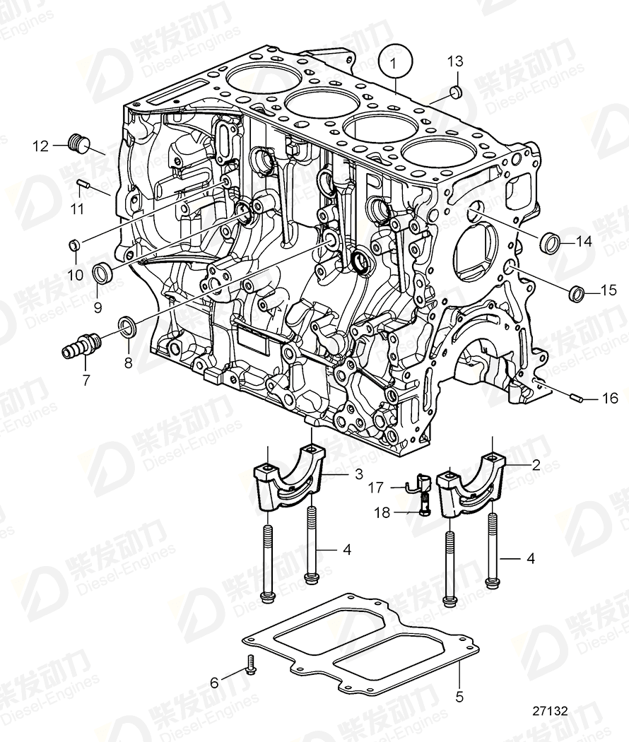 volvo penta Cap plug 996815 Drawing volvo penta Cap plug 996815 Drawing
